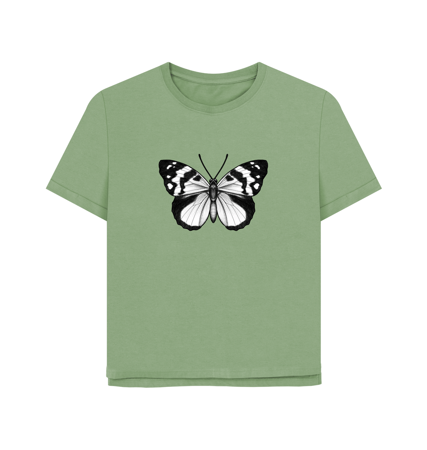 Sage Printed T-shirt Front