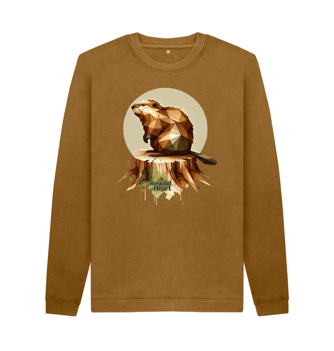 Brown Wild Beaver Men's Sweater