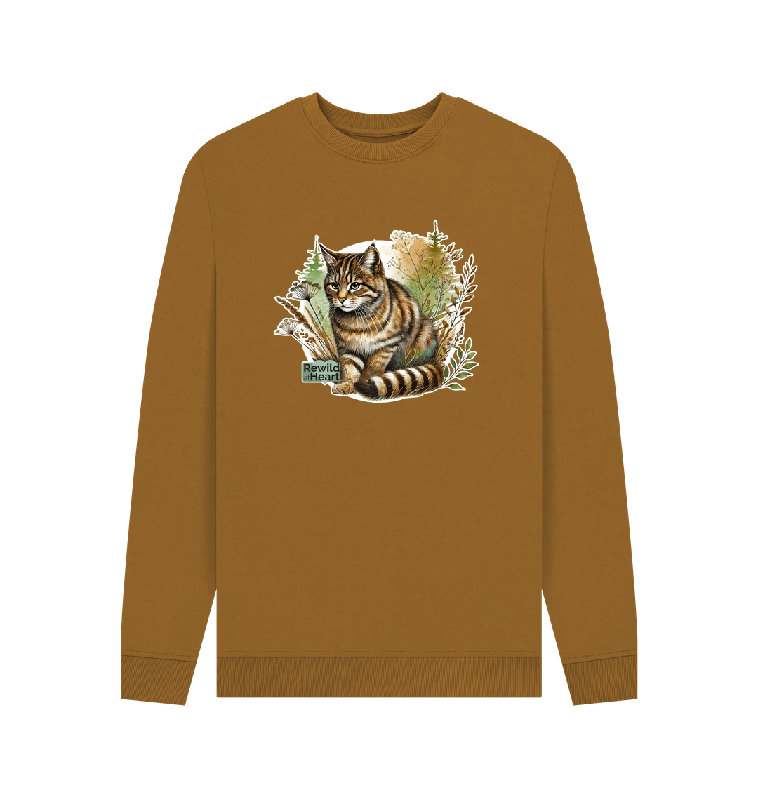 Brown Wildcat Wilderness Men's Sweater