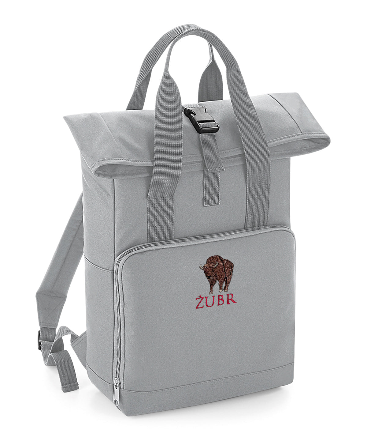 Bison Zubr Embroidered Recycled Roll-Top Backpack (Limited Edition)