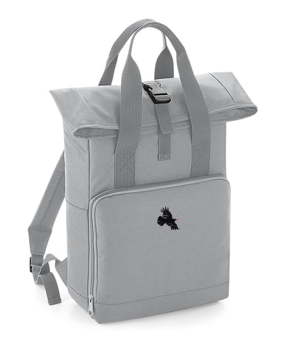 Chough Embroidered Recycled Roll-Top Backpack