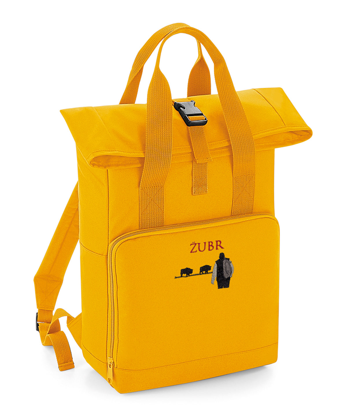 Bison Zubr Ranger Embroidered Recycled Roll-Top Backpack (Limited Edition)