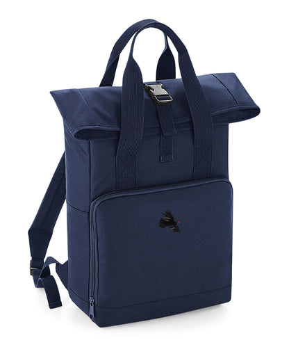Chough Embroidered Recycled Roll-Top Backpack