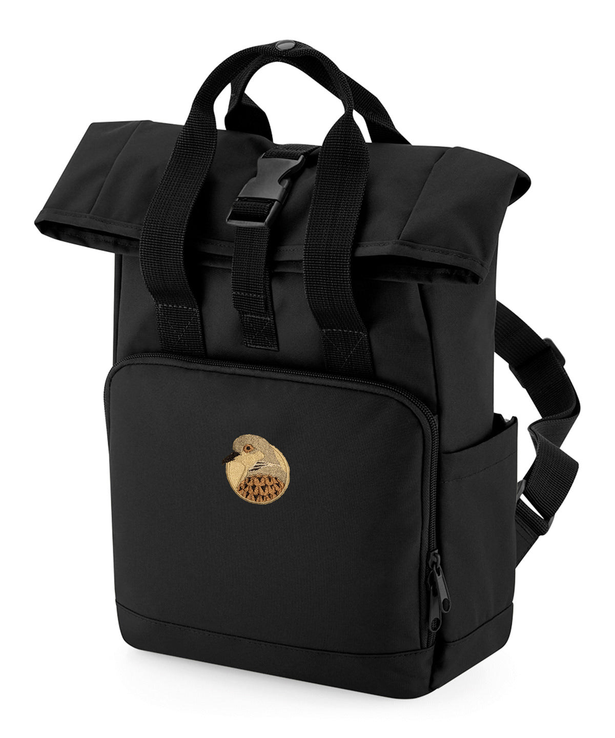 Turtledove Portrait Embroidered Mini Backpack