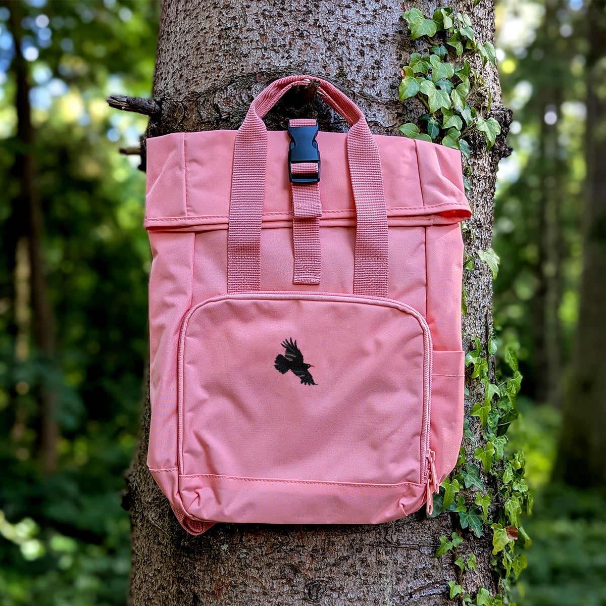 Chough Embroidered Mini Backpack