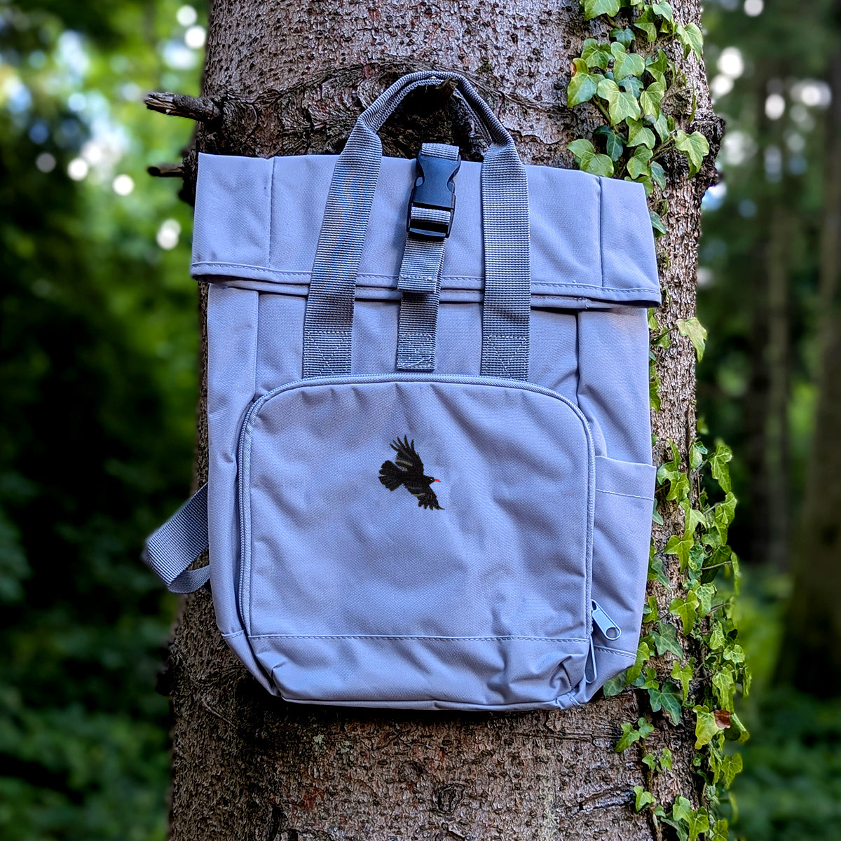 Chough Embroidered Mini Backpack