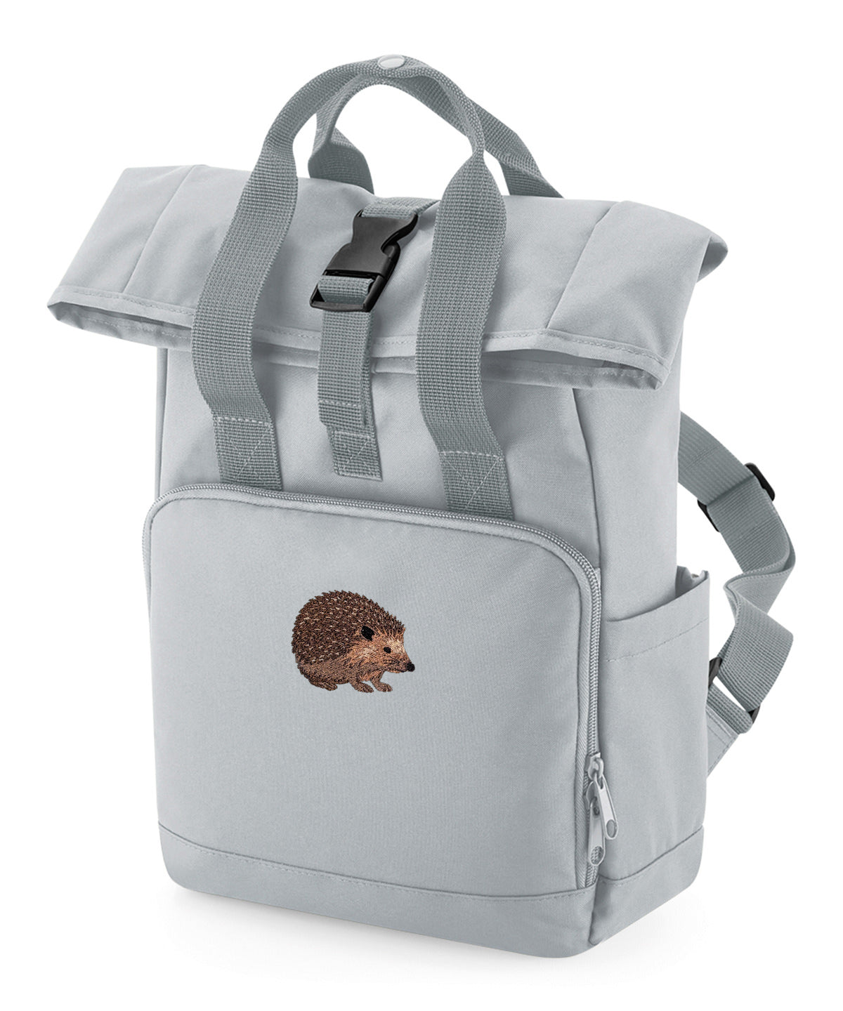 Hedgehog Embroidered Mini Backpack