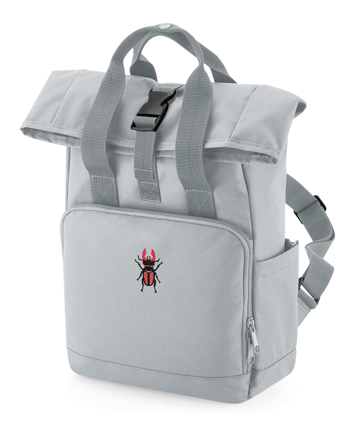Stag Beetle Embroidered Mini Backpack