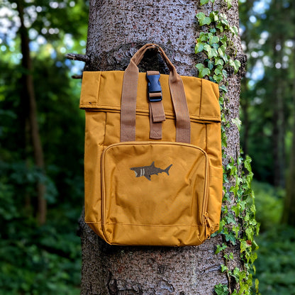 Basking Shark Embroidered Mini Backpack