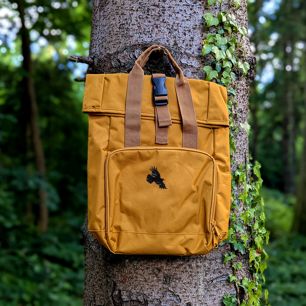 Chough Embroidered Mini Backpack
