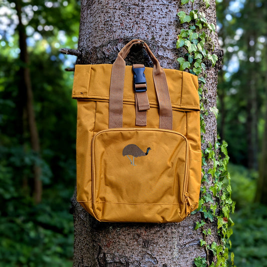 Emu Embroidered Mini Backpack