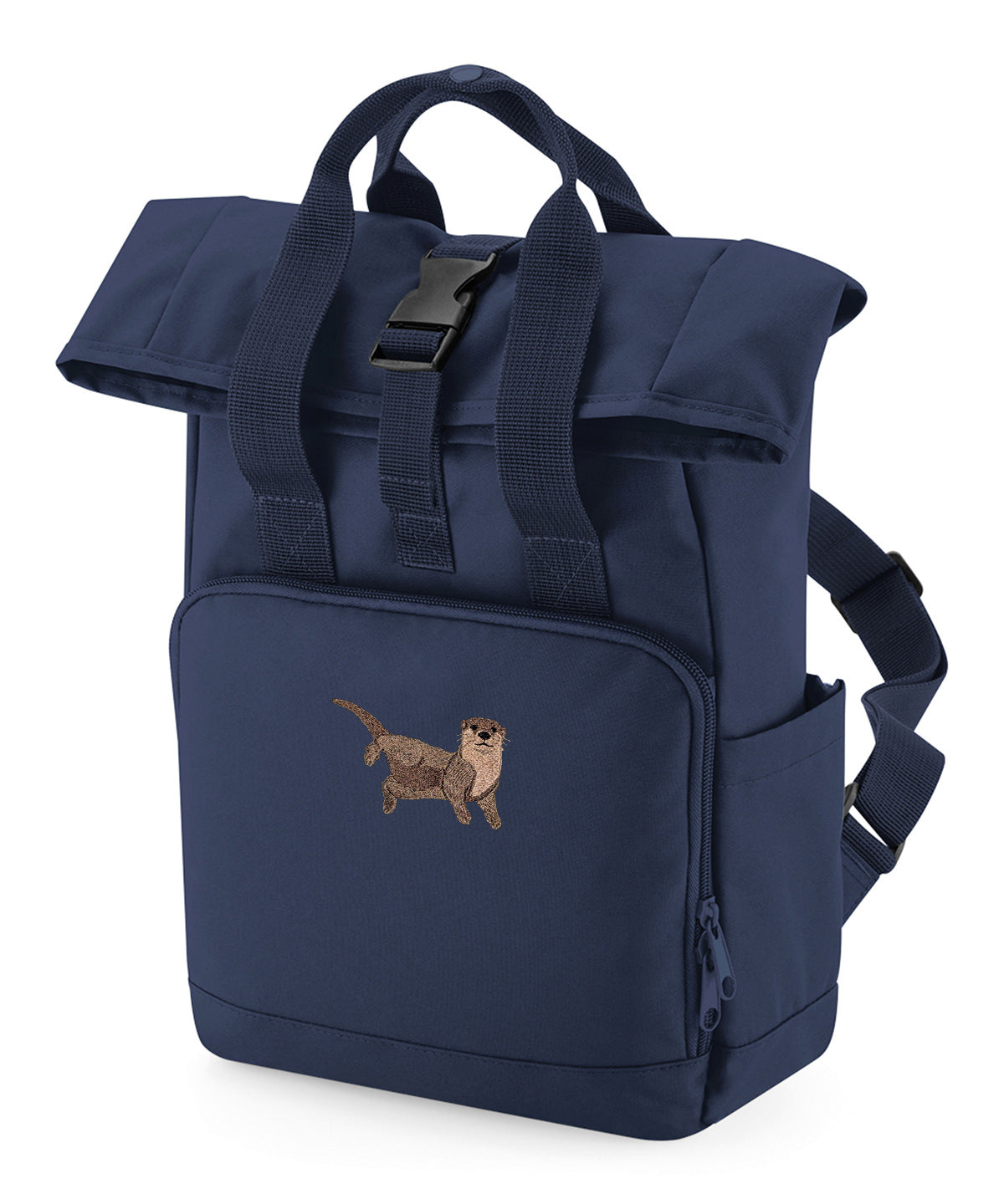 Otter Embroidered Mini Backpack