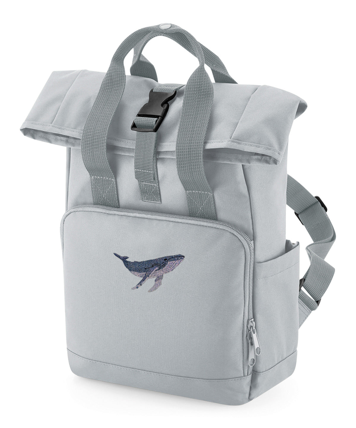 Humpback Whale Embroidered Mini Backpack