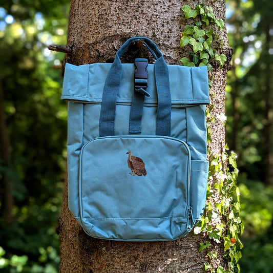 Griffon Vulture Embroidered Mini Backpack