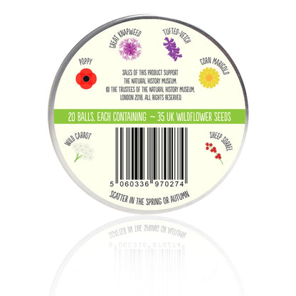 Seedball Tin: Bird Mix, Wildflowers for your Garden Birds