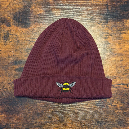 Bumblebee Embroidered Beanie