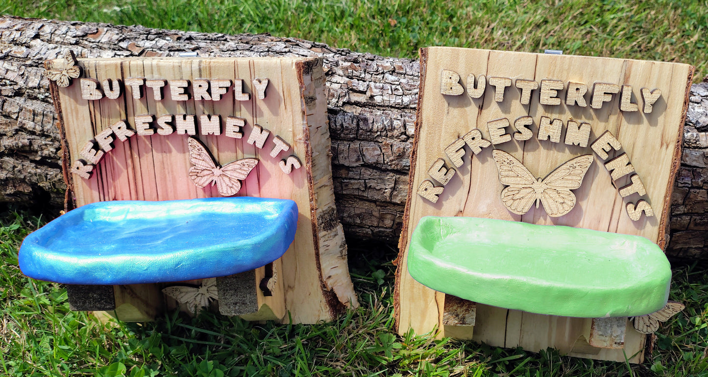 Handmade Butterfly Refreshments Station