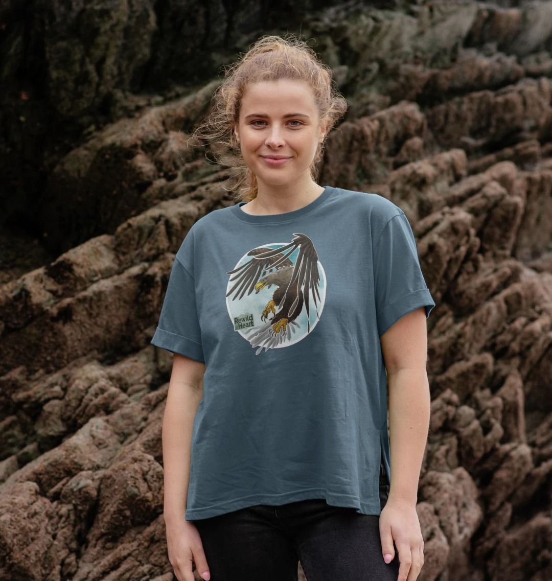 White-Tailed Eagle Flight Women's Relaxed-Fit T-Shirt