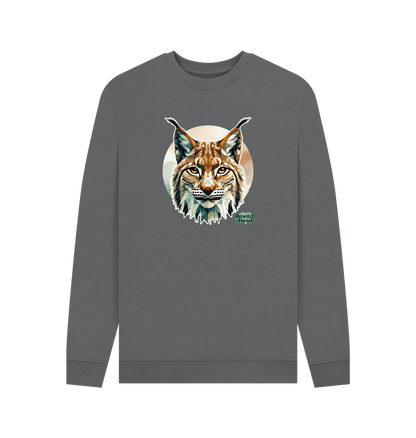 Slate Grey Primal Lynx Men's Sweater