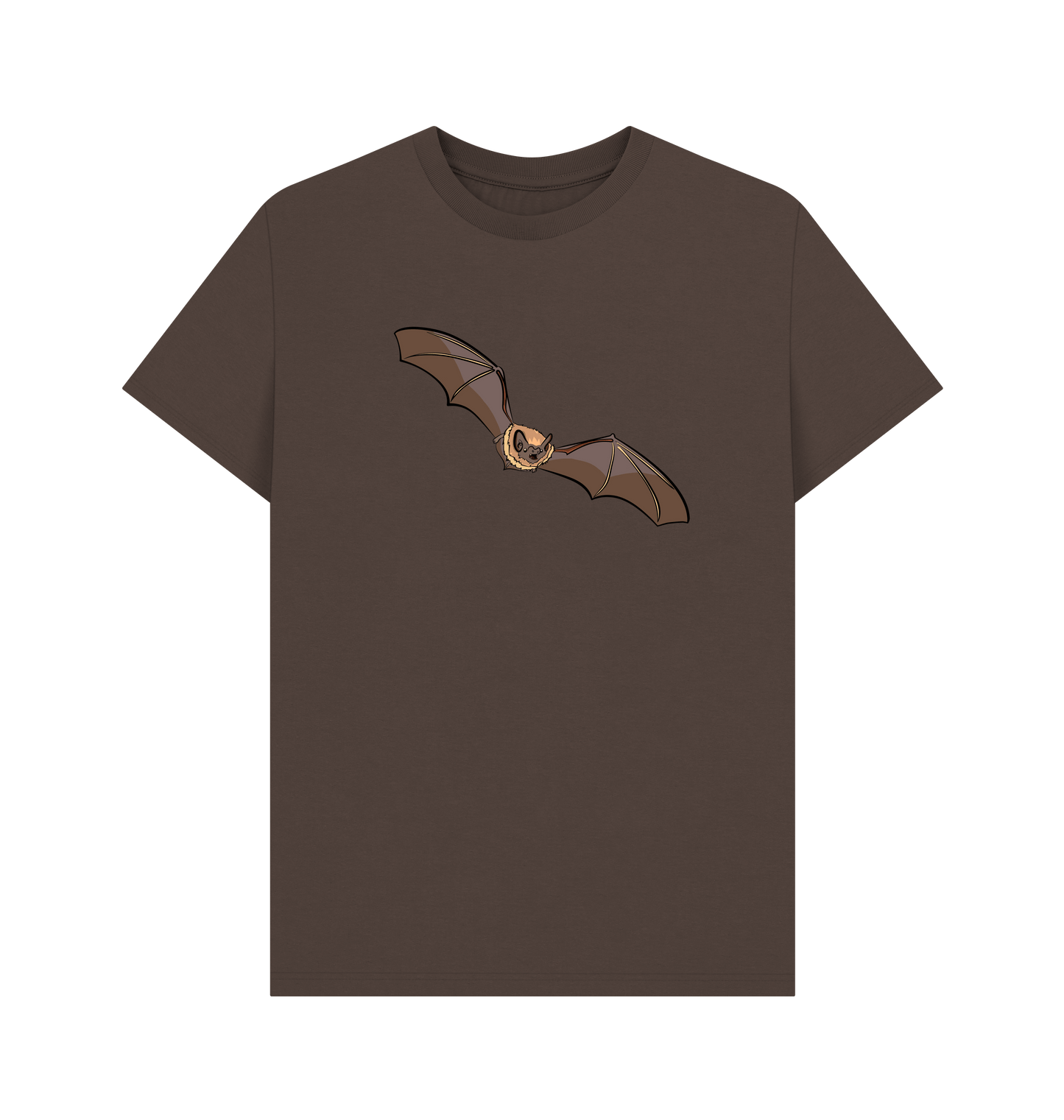 Chocolate Printed T-shirt Front