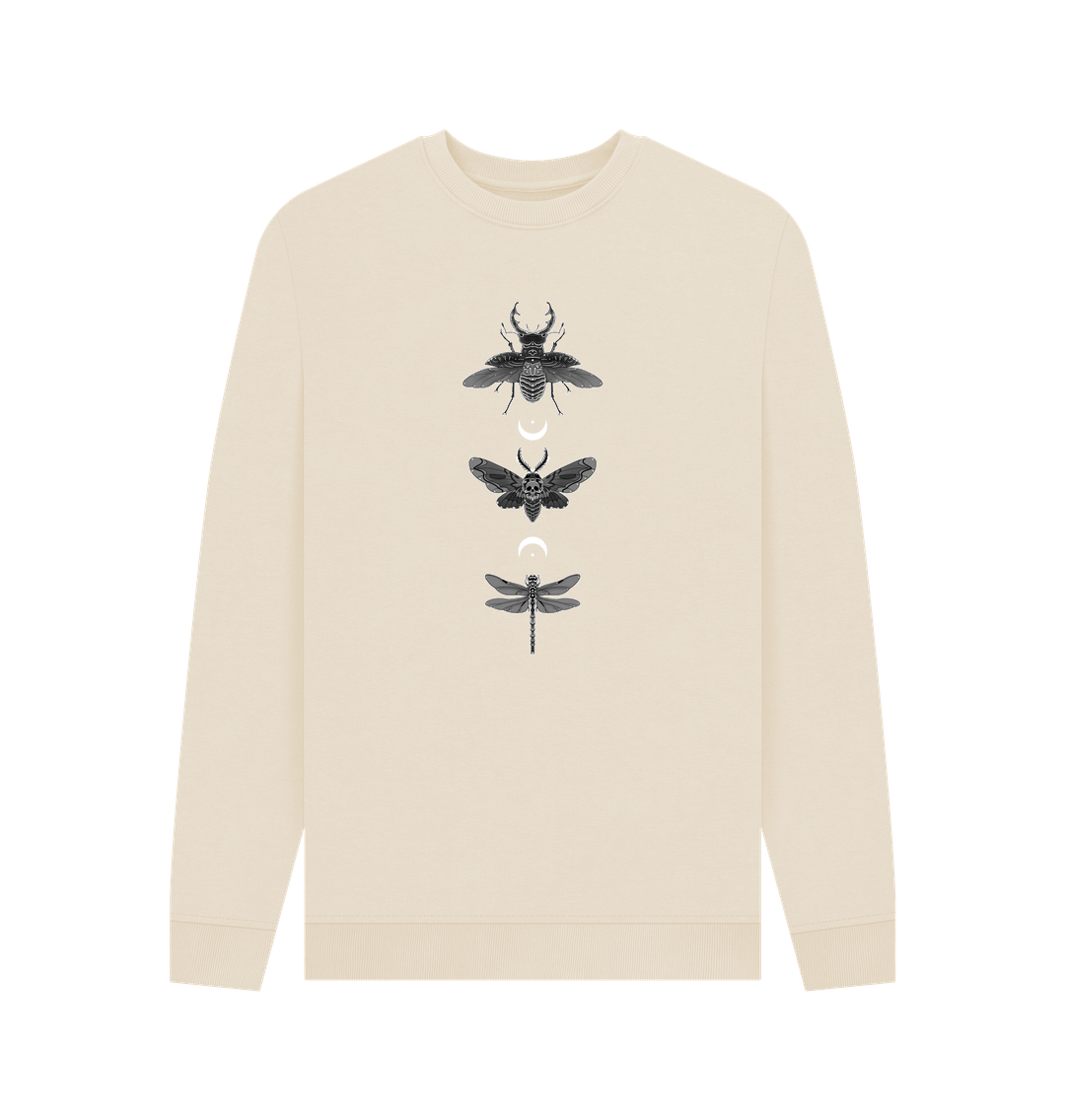 Oat Moonlit Insect Trio Men's Sweater