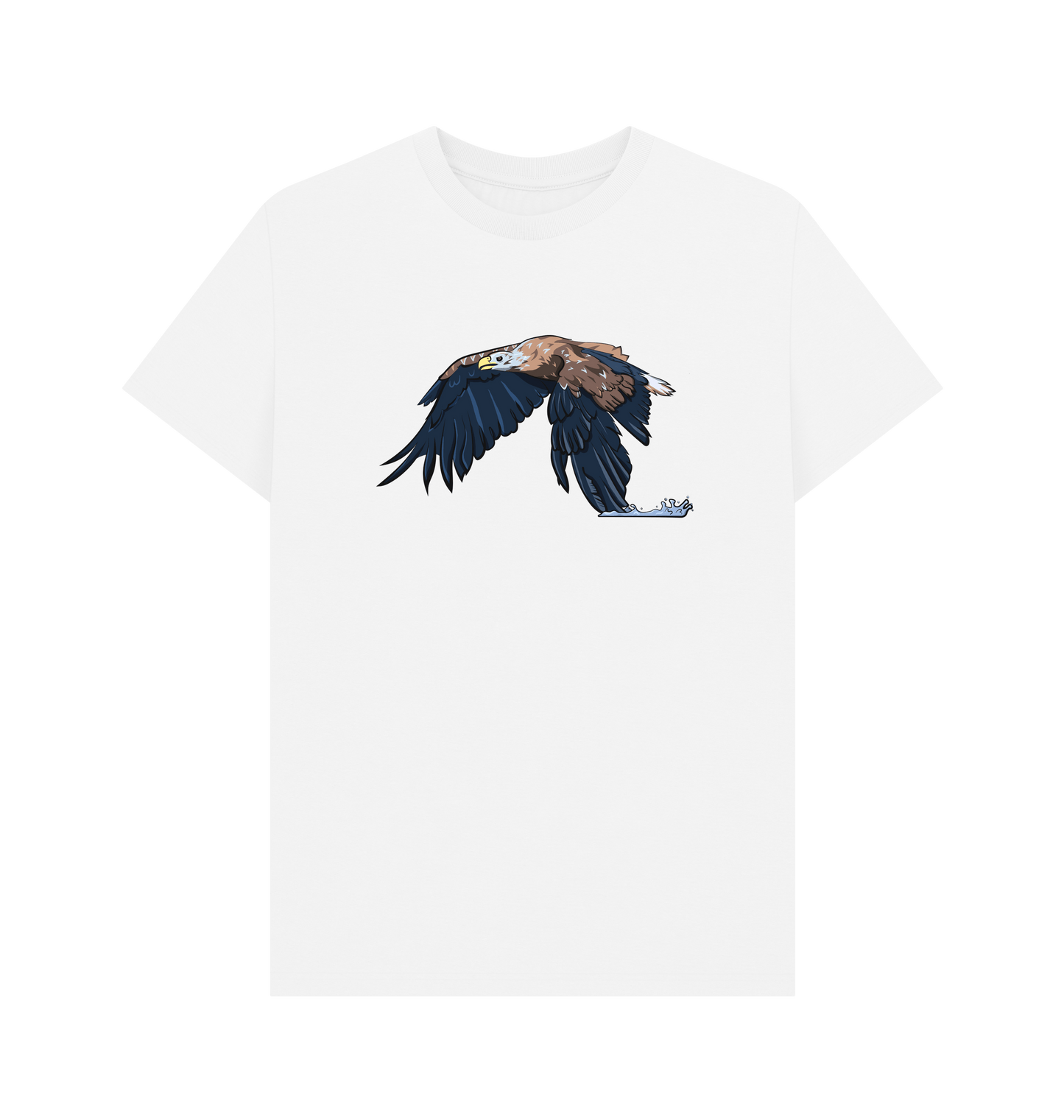 White Printed T-shirt Front