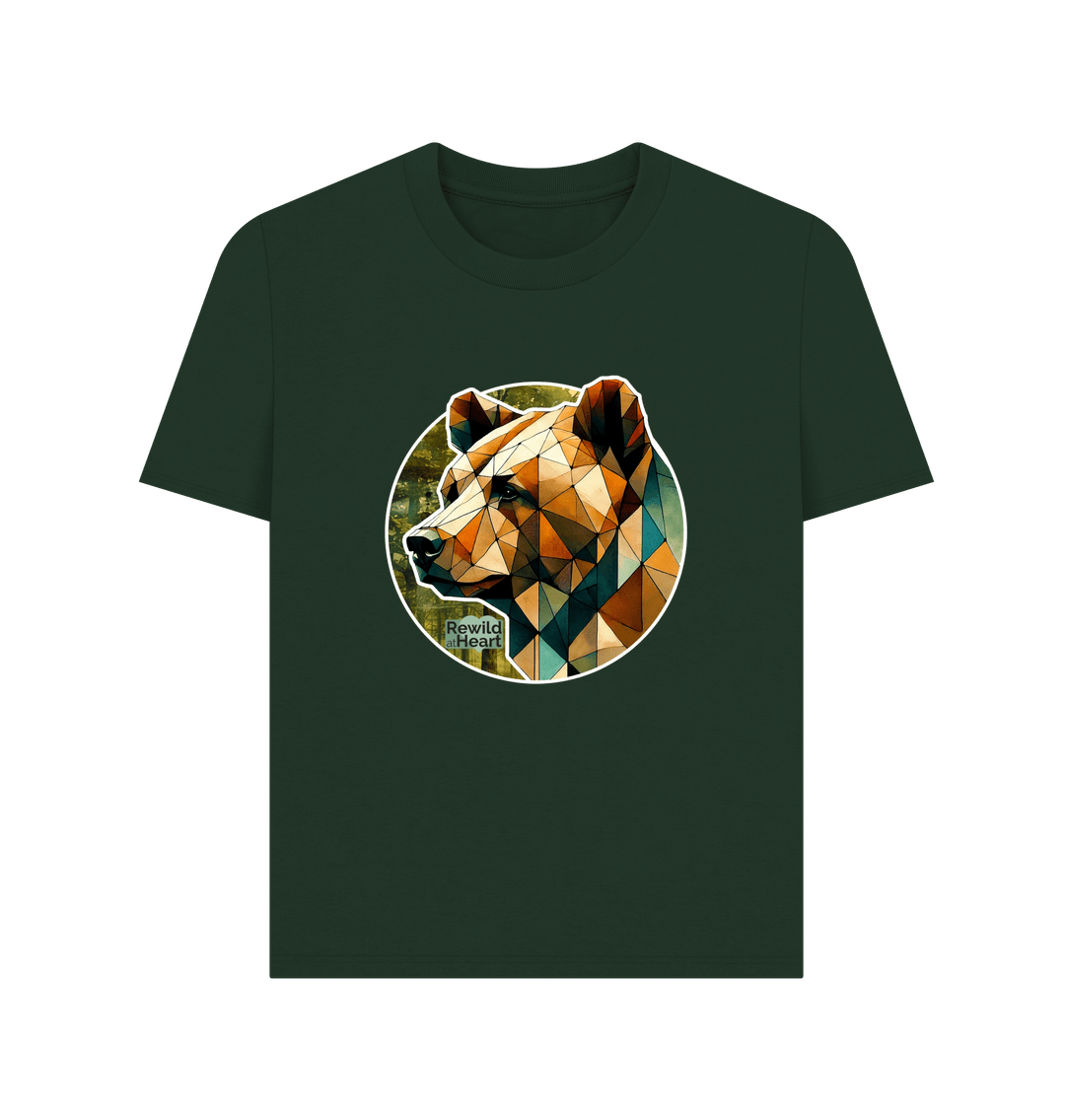 Evergreen Brown Bear Forest Women's Classic T-Shirt