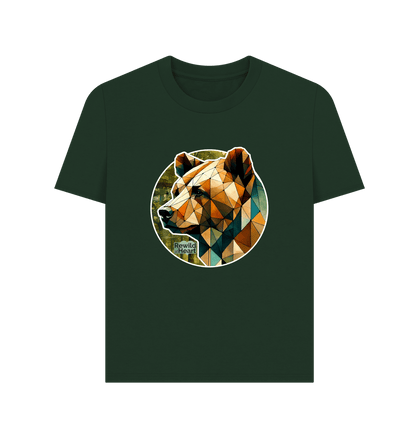 Evergreen Brown Bear Forest Women's Classic T-Shirt