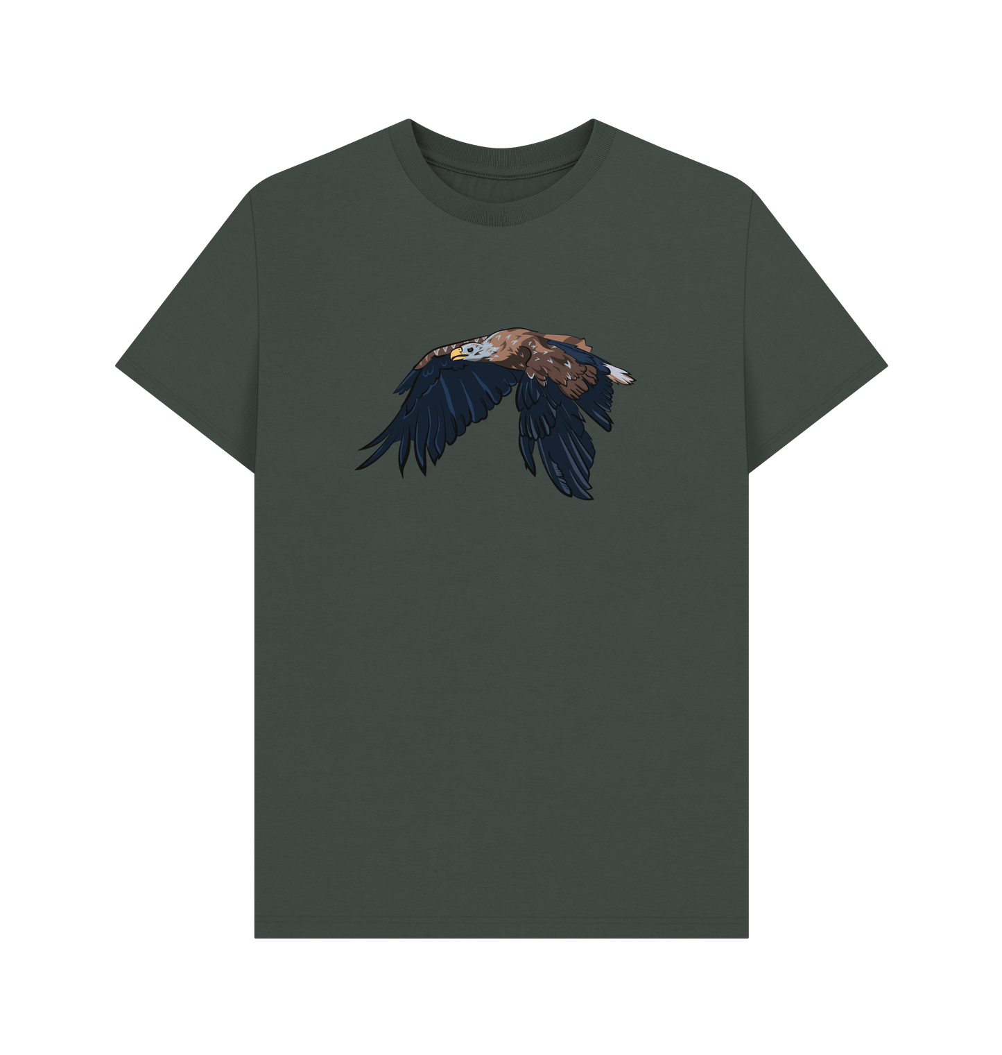 Dark Grey Printed T-shirt Front