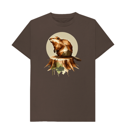 Chocolate Wild Beaver | Men's T-Shirt