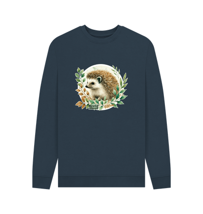 Navy Blue Hedgehog Harmony Men's Sweater