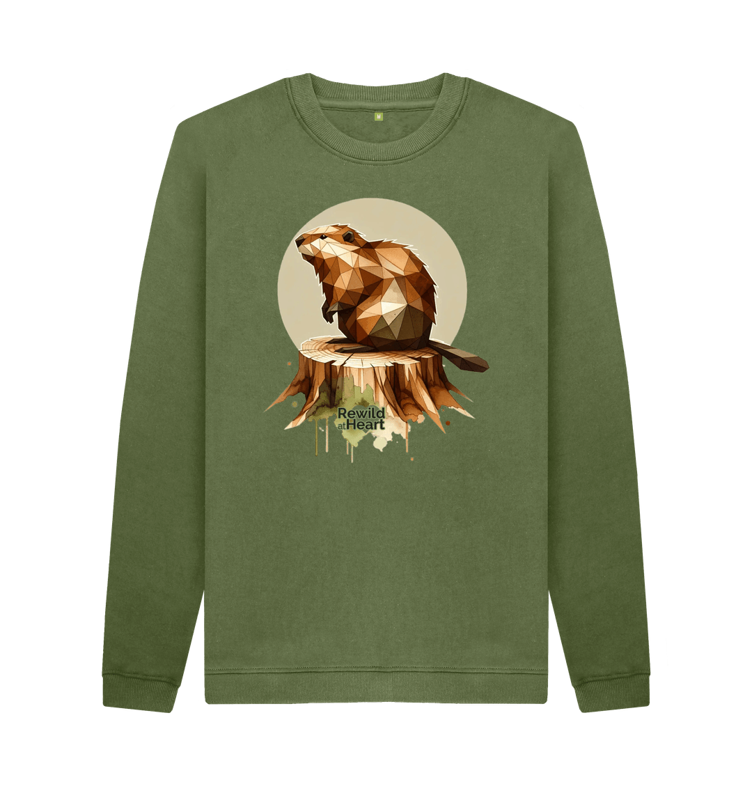 Khaki Wild Beaver Men's Sweater