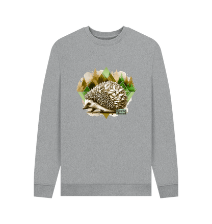 Light Heather Printed Sweater Front