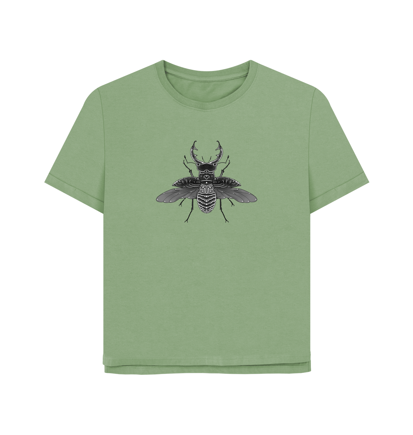 Sage Printed T-shirt Front