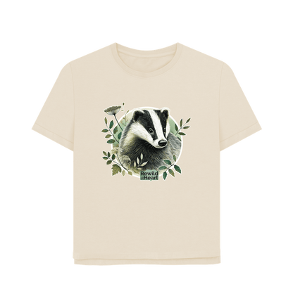 Oat Badger Spirit Women's Relaxed-Fit T-Shirt