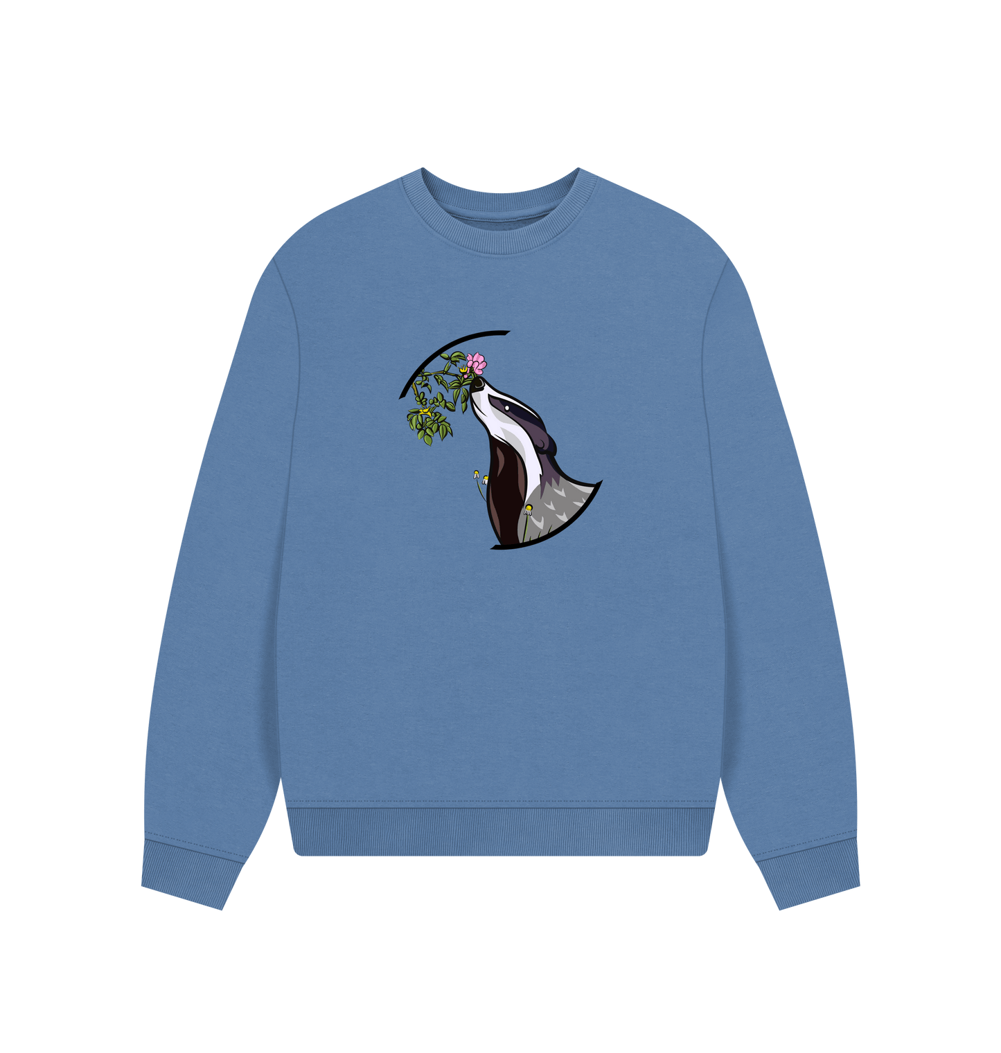 Solent Printed Sweater Front