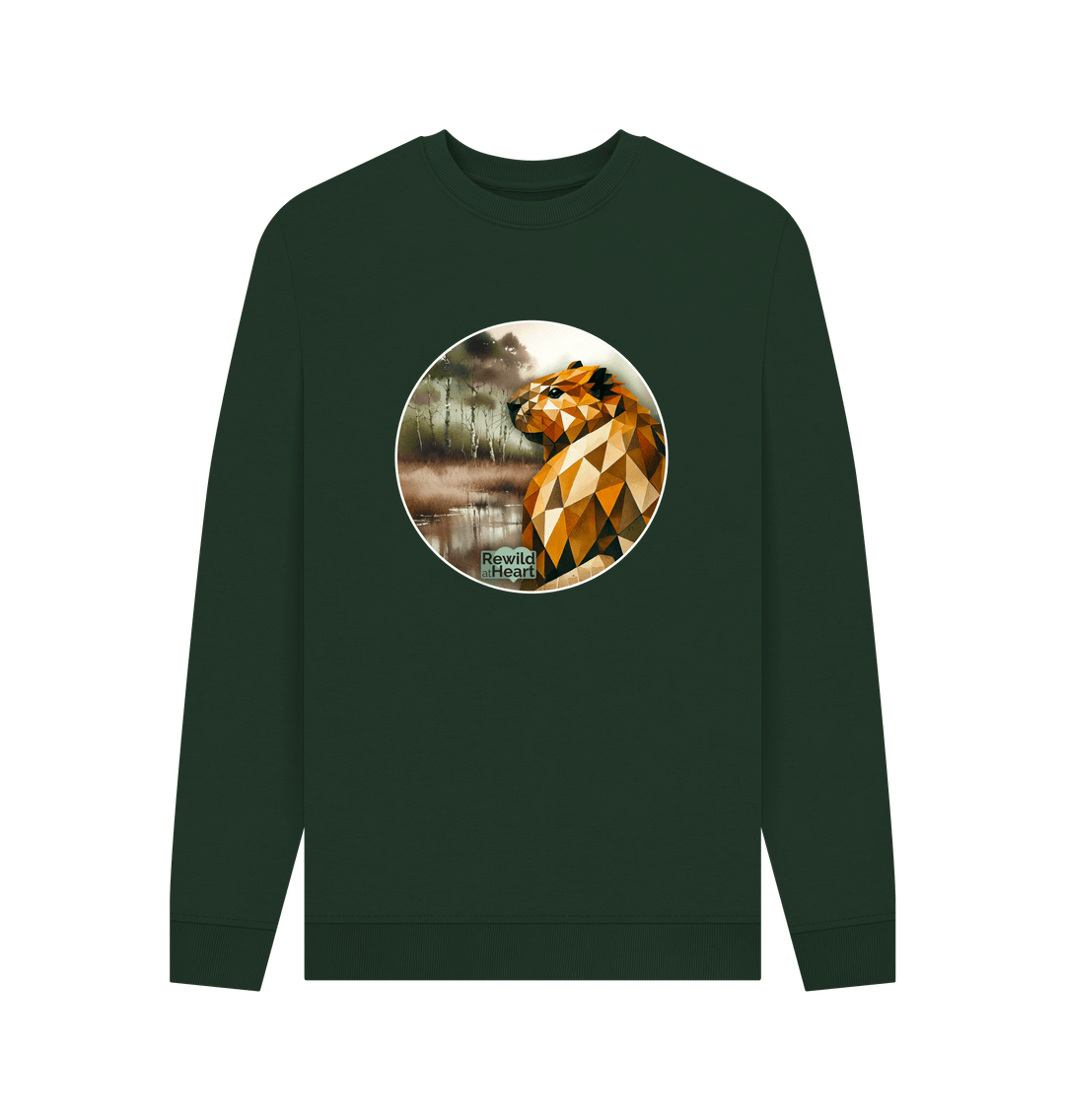 Evergreen Printed Sweater Front