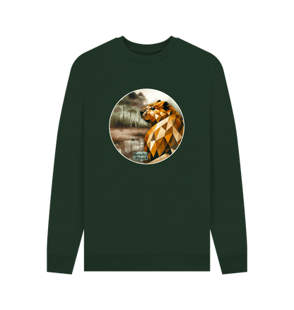 Evergreen Printed Sweater Front