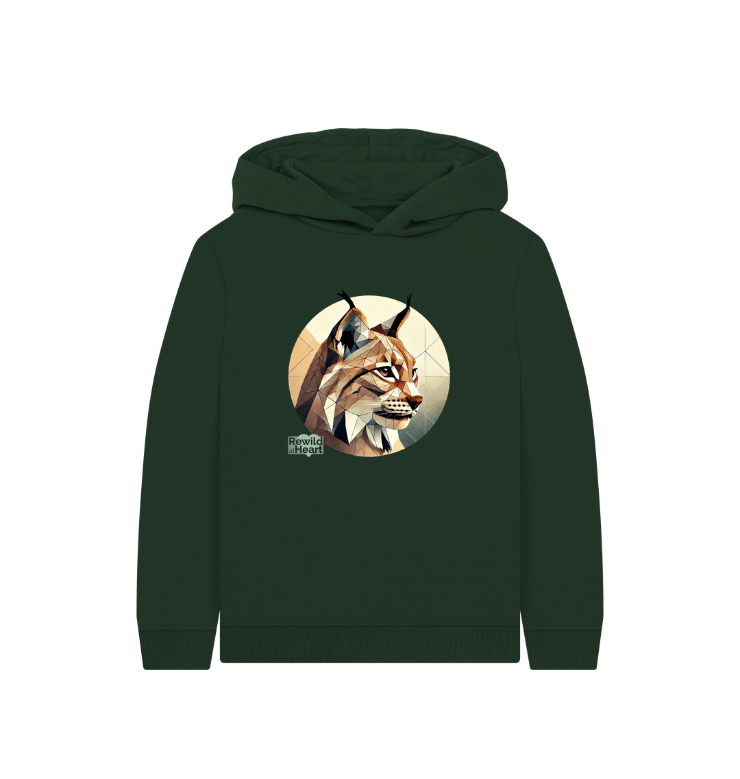Evergreen Printed Kids Hoodie Front