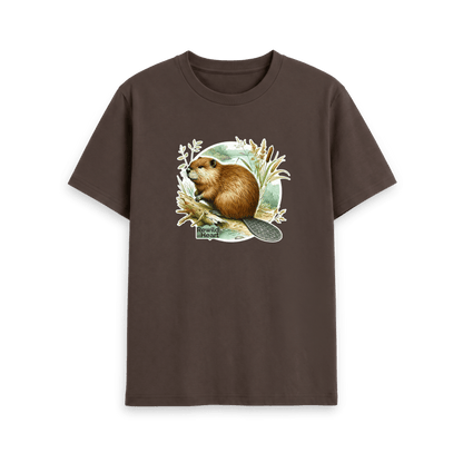 Chocolate Printed T-shirt Front