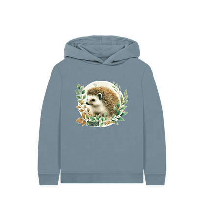 Stone Blue Hedgehog Harmony Kids Hoodie