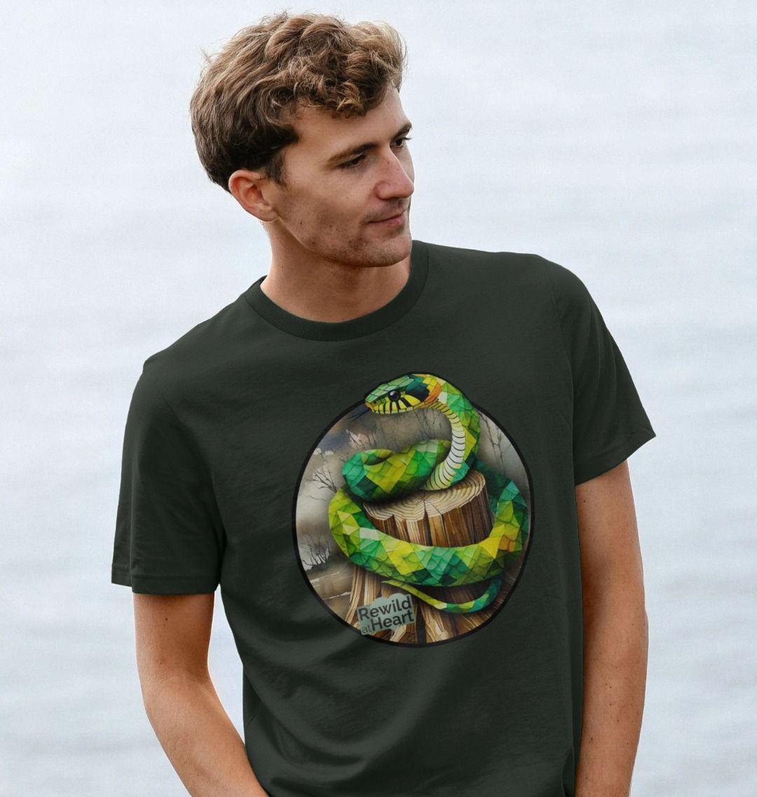 Grass Snake Marsh Men's T-Shirt