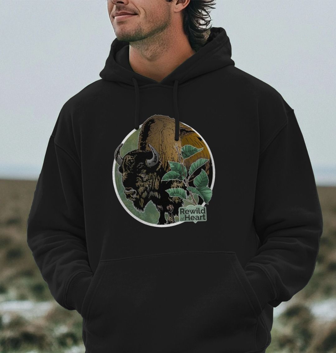 Bison Woodland Hoodie