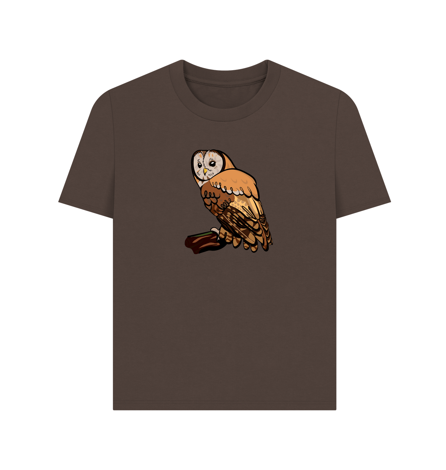 Chocolate Printed T-shirt Front