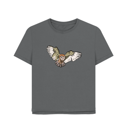 Slate Grey Printed T-shirt Front