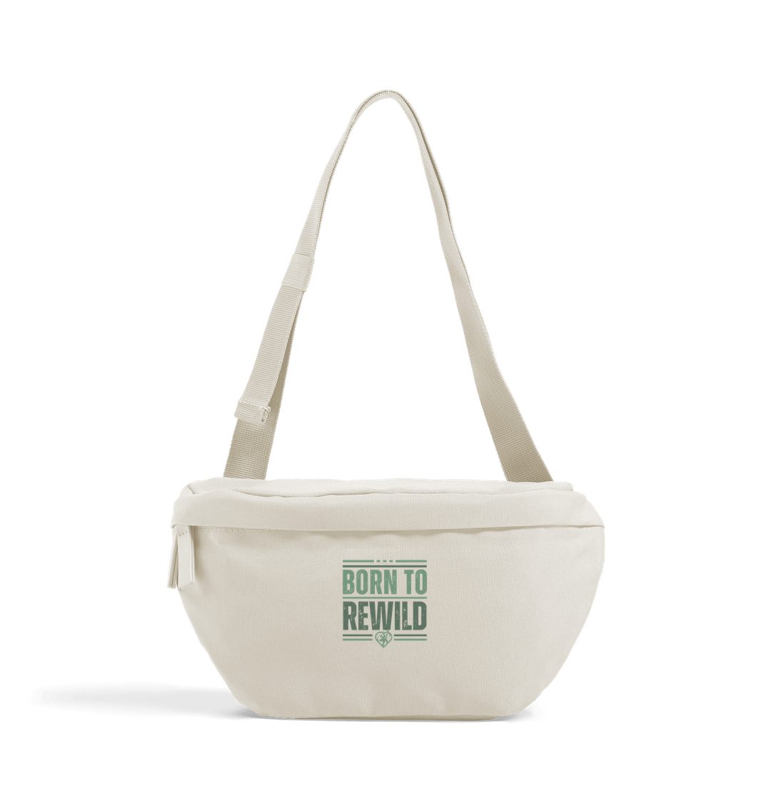 Beige Born to Rewild Cross-Body Bag