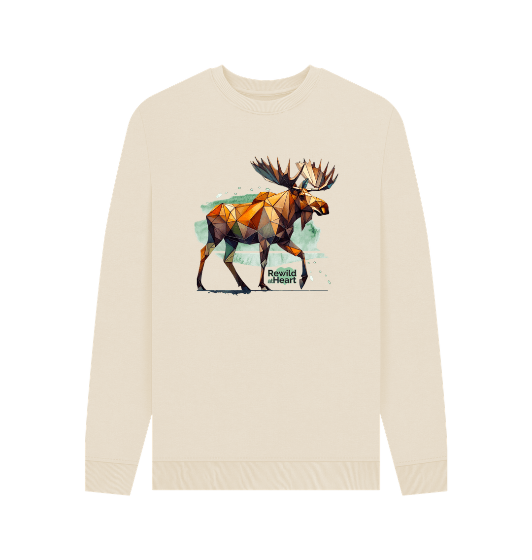 Oat Printed Sweater Front