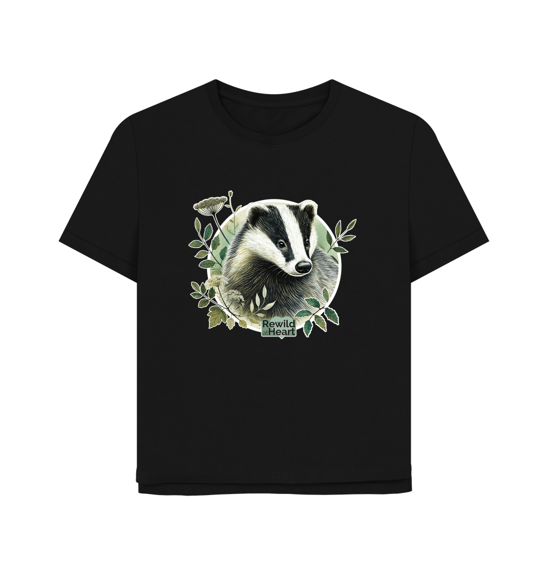 Black Badger Spirit Women's Relaxed-Fit T-Shirt