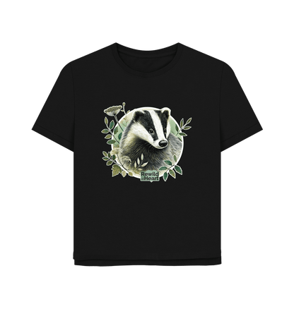 Black Badger Spirit Women's Relaxed-Fit T-Shirt