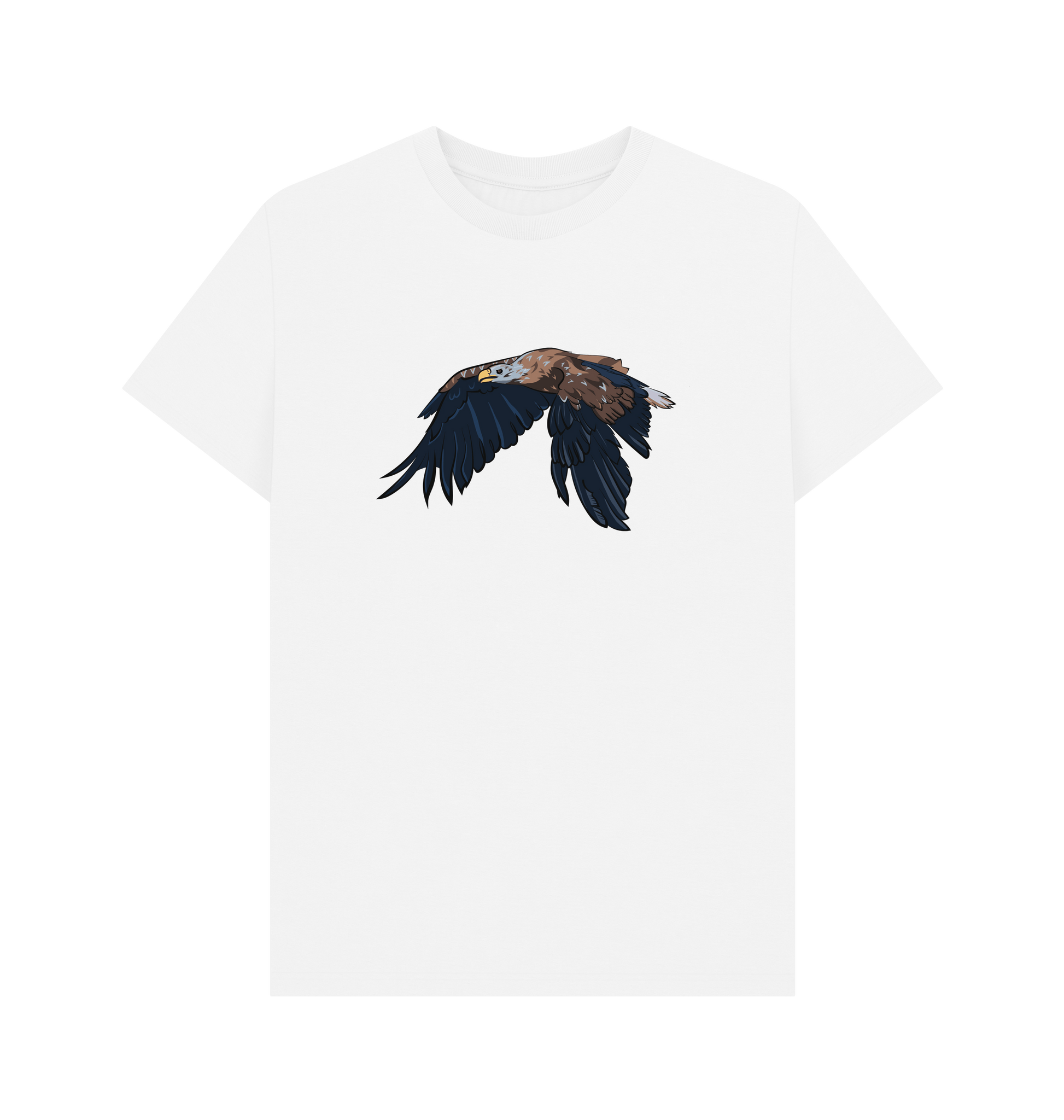 White Printed T-shirt Front
